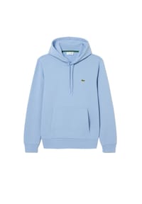 LACOSTE - Herren Hoodie mit Kapuze - Sweatshirt, aufgerautes Fleece, Baumwoll-Mix - Beige