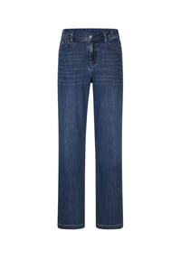 GOLDNER - Kurzgröße:  5-Pocket Jeans-Culotte VERA - dunkelblau