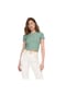ONLY® T-Shirt, Wellsaumkante, Cropped Fit, für Damen Bild 9