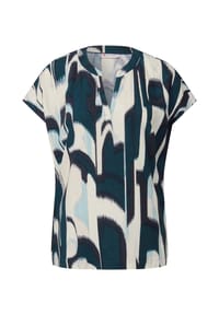 Street One - Halbarmbluse - tide blue