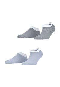 ESPRIT - Sneakersocke, Streifen, 2er Pack, für Damen - BLAU