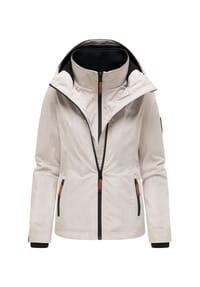 MARIKOO® - Übergangsjacke Erdbeere - Anthracite