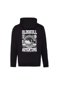 OLDSKULL - Hoodie WRLDVIBE SPIKY mit coolem Print - Black