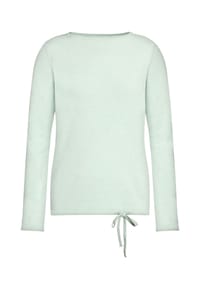 BETTY BARCLAY - Strickpullover mit Tunnelzug - Grey Green Melange