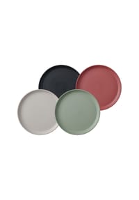 MEPAL Frühstücksteller Silueta ø 23 cm 4er Set - SILUETA - bunt