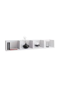 VCM. - Holzregal hängend | platzsparendes Regal | Maße: H. 15 x B. 97 x T. 17 cm | Elegantes Regal hängend | Aufbewahrungsregal | Bücherregal | Wandboard - Honsa - Buche