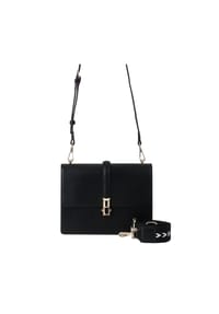 SEIDENFELT LILA RO - Umhängetasche, Kunstleder, Steckverschluss, für Damen - 01G-BLACK