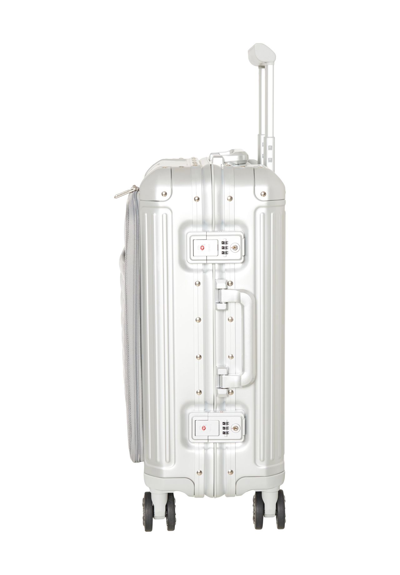 travelite NEXT 4-Doppelrollen-Trolley, Hartschale, TSA Schloss  