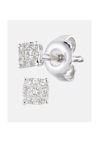 Diamant L'eternel - Ohrringe, mit 0.1 ct Diamant, 375 Weißgold - white gold