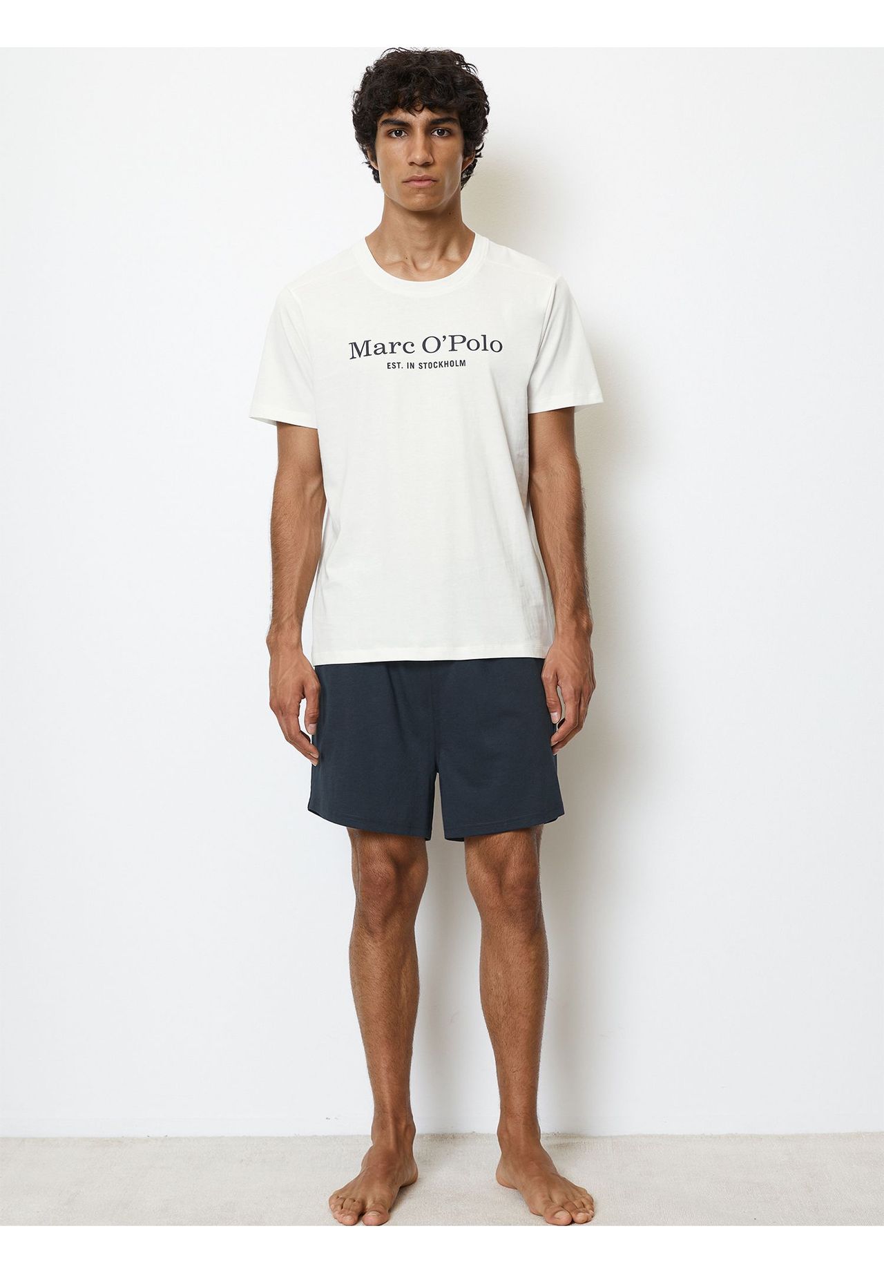 Marc O'polo Mix & Match Shorty, Jersey-QualitäT, Atmungsaktiv, FüR Herren, Blau, Xl