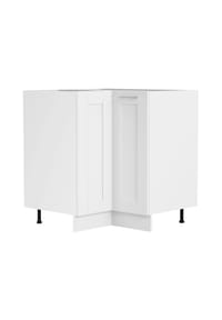 VCM. - Eckschrank | Maße ca. H. 82 x B. 76 x T. 76 cm | Küchenschrank | Küchenunterschrank | Unterschrank im Landhaus Stil | Küchenmöbel – Colura - Weiß