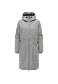 NAVAHOO® - Langmantel Edelumhang 14 - Black