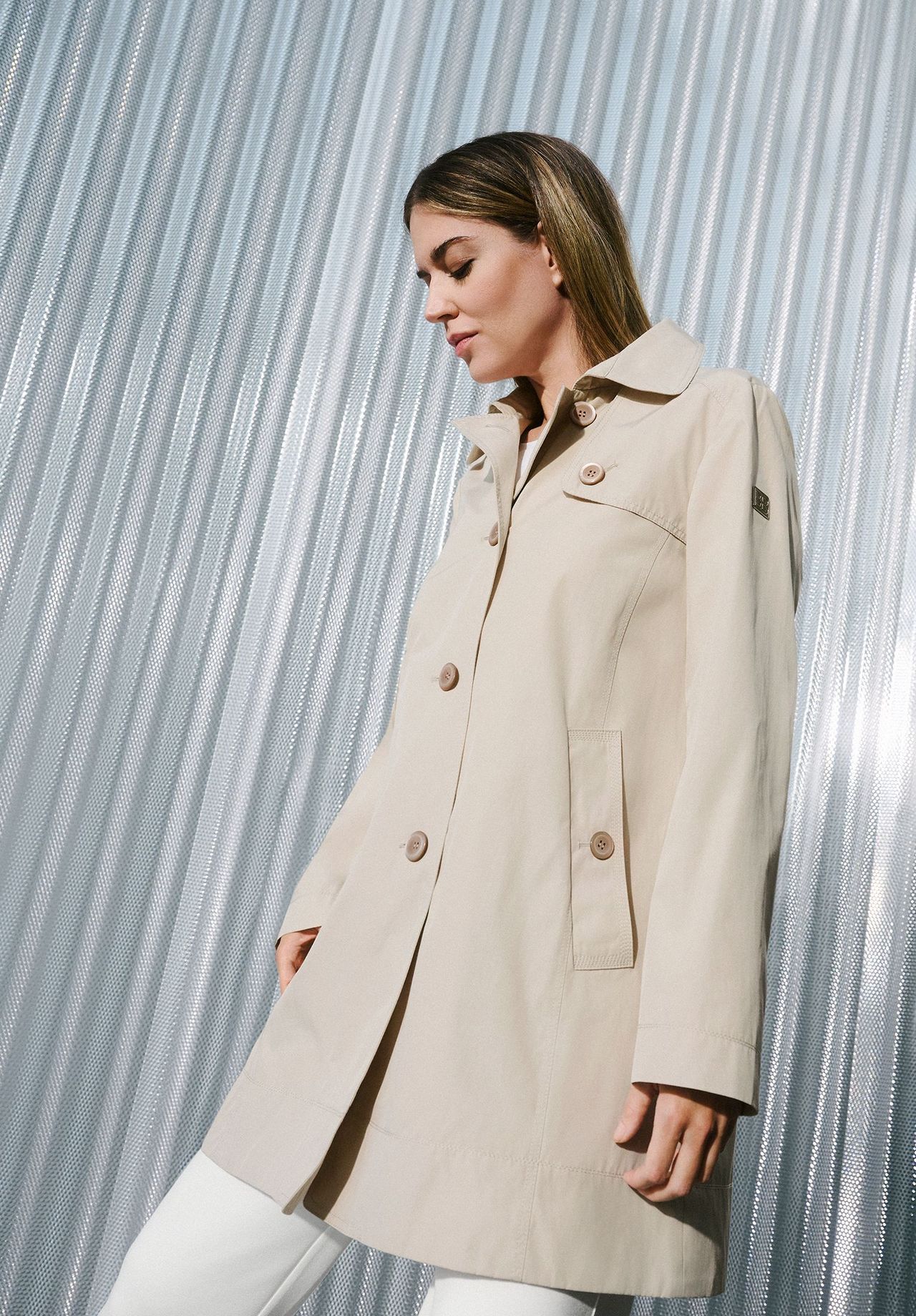 Winterjacke Damen Kurzmantel Elegant Damen Mantel Schwarz Betty