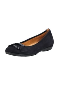 Gabor® - Veloursleder Ballerinas - Dunkelblau