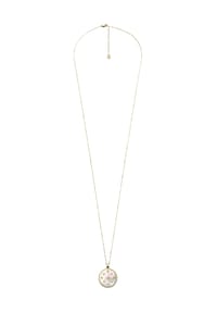 FOSSIL - Damen Kette mit Anhänger, Edelstahl - GOLD