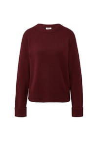 s.Oliver - Strickpullover, Rippbündchen, für Damen - 97W3  GREY/BLACK