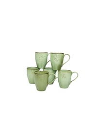 CreaTable Nature Collection Green, Kaffeebecher 6-tlg - Nature Collection - Green