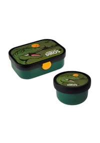 MEPAL Obst- und Bentobox Dino Campus 300 & 750 ml dunkelgrün - CAMPUS - dunkelgrün