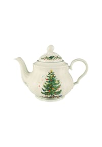 Seltmann Weiden Teekanne Marieluise Weihnachten 1,10 L weiß-grün - MARIELUISE WEIHNACHTEN - weiß-grün