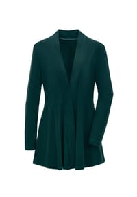 GOLDNER - Kurzgröße:  Leichte Shirtjacke lila mit Stretch - amethyst