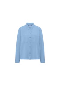 CECIL - Hemdbluse, Weiter Schnitt, Langarm, Blusenkragen, für Damen - 17410 CLOUD BLUE