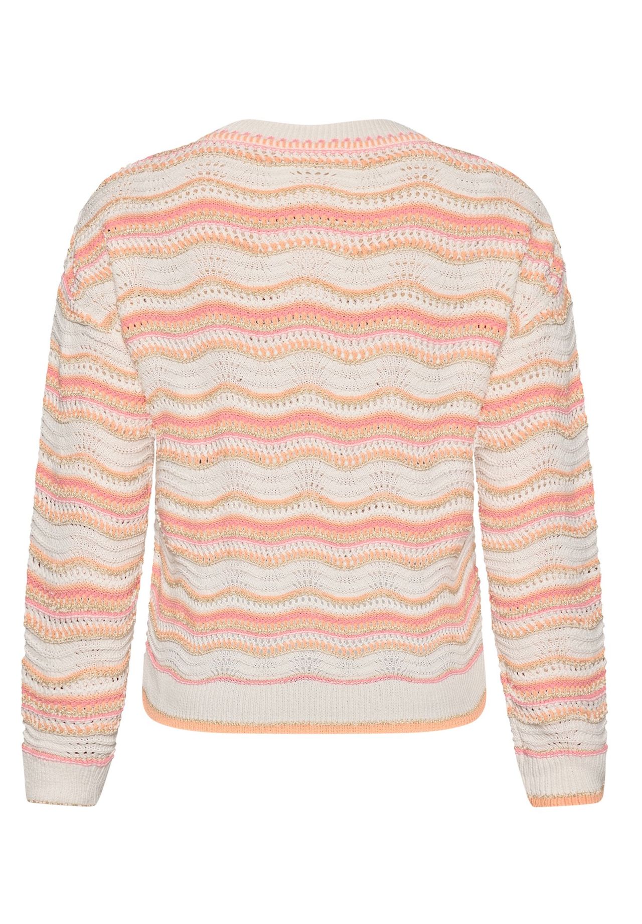 Cartoon 57877091_Strickpu, 1831 Cream/Orange, 38, Weiß, 38