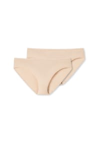 SCHIESSER - Tai Slip 2er Pack 95/5 Organic Cotton - Sand