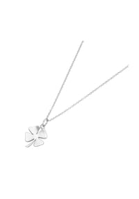 SMART JEWEL® - Kette Kleeblatt, Karte, Silber 925 - silber