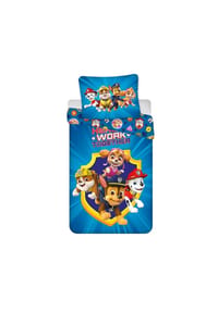 SPIN MASTER™ - Paw Patrol Bettwäsche-Set – 1x Deckenbezug 140x200 & 1x Kissenbezug - Blau 140X200+65X65CM