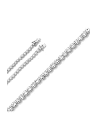 ONE ELEMENT Shine Bright Line - Zirkonia Armband aus 925 Silber   19 cm  Ø 3 mm - silber