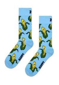 HAPPY SOCKS - Socken "Corn", Rippbündchen - 6000 LIGHT BLUE