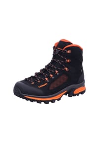 LOWA - Wanderschuhe CORVARA GTX MID - schwarz/orange