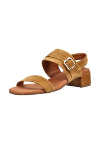 hōgl - Veloursleder Sandalen - Camel