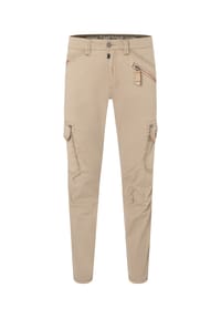 TIMEZONE - Cargohose Regular Roger, Nieten, für Herren - 1874 CHINO BEIGE