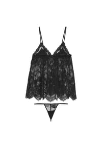 LINGADORE® - Babydoll & String COSMOPOLITAN - Schwarz