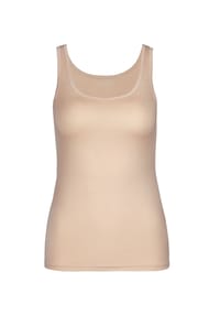 CALIDA - Natural Comfort Unterhemd, Single-Jersey, U-Ausschnitt, für Damen - 001 WEISS