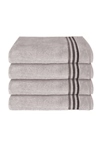 SCHIESSER - Frottier-Handtücher Skyline Color im 4er-Set (50x100cm) - altrosa