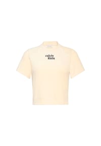 Calvin Klein Jeans - T-Shirt, cropped, für Damen - 0  TGY WHITE