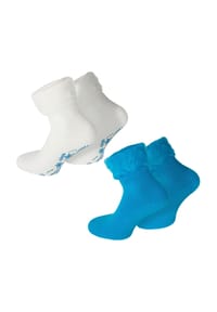 normani® - 2 Paar Kuschelsocken Dream - Braun/Gelb