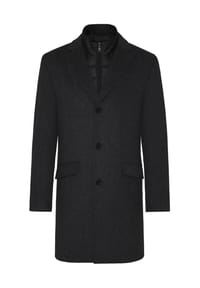 DIGEL - Modern Fit Paletot Deus in Anthrazit - Anthrazit