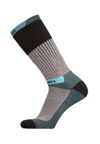 UphillSport® - Wander-Socken HETTA mit innovativem Mehrschichtsystem - black/green