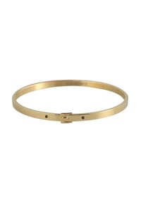 Adelia's Bold Style - Armband – Armreif aus Edelstahl Ø 6,4 cm cm - gold