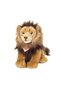 HERMANN Teddy COLLECTION® - Exotische Wildtiere Kuscheltier Löwe, 30 cm - MEHRFARBIG