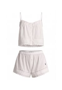 POLO RALPH LAUREN - Pyjama Cami & Short Set - Vintage Pretty Voile - white cloud