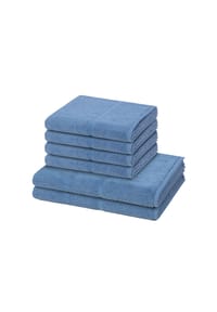 MÖVE 4 X Handtuch 2 X Duschtuch im Set Pearl - Pearl - Cashmere