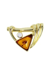 OSTSEE-SCHMUCK® - Brosche , Verna , Gold 333/000 - gold