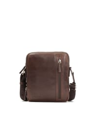 Kazar - Braune Crossbody-Tasche aus Leder - Braun