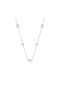 NOELANI - Kette mit Anhänger für Damen, 925 Sterling Silber, Zirkonia synth. - Silber
