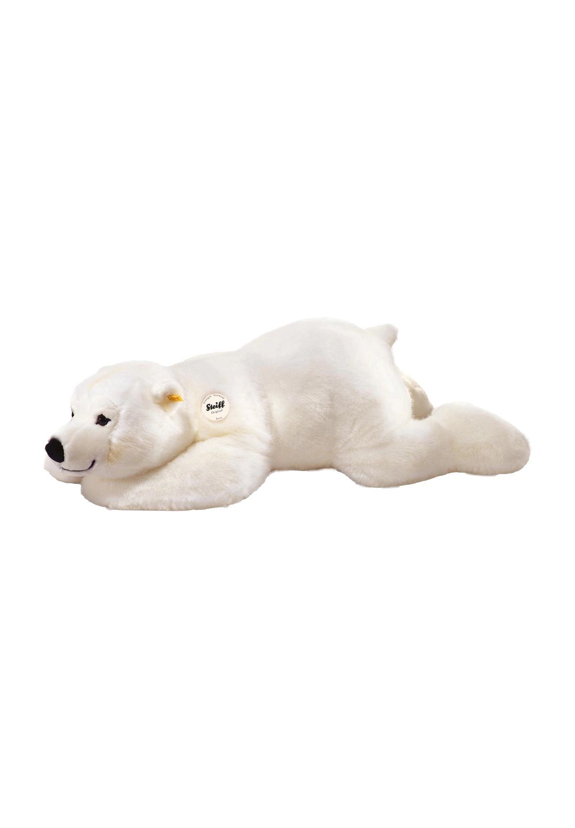 Steiff Kuscheltier "Arco Eisb&auml;r", liegend, 45cm, wei&szlig;