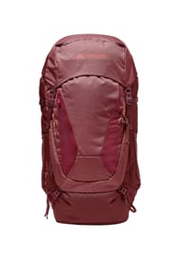 VAUDE - Trekkingrucksack "Asymmetric 48+8", verstellbares Tragesystem, für Damen - DARK CHERRY